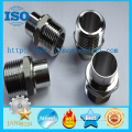 Stainless steel nipple, stainless steel union threaded end, stainless steel hexagon threaded pipe connection,SS304 threaded ends